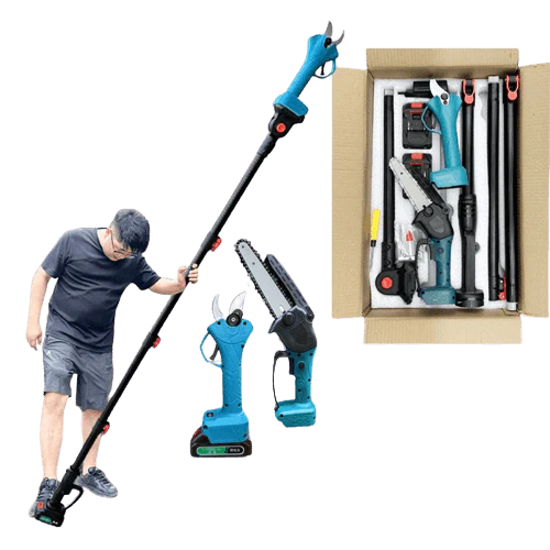 Mr.Tools™ 2 in 1 Cordless 8 inch Chainsaw with Pole Saw