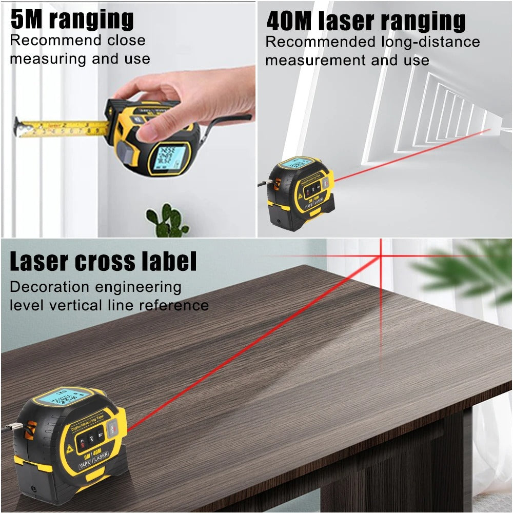 Mr.Tools™ Laser Tape Measure 3 in 1 - Mr.Tools