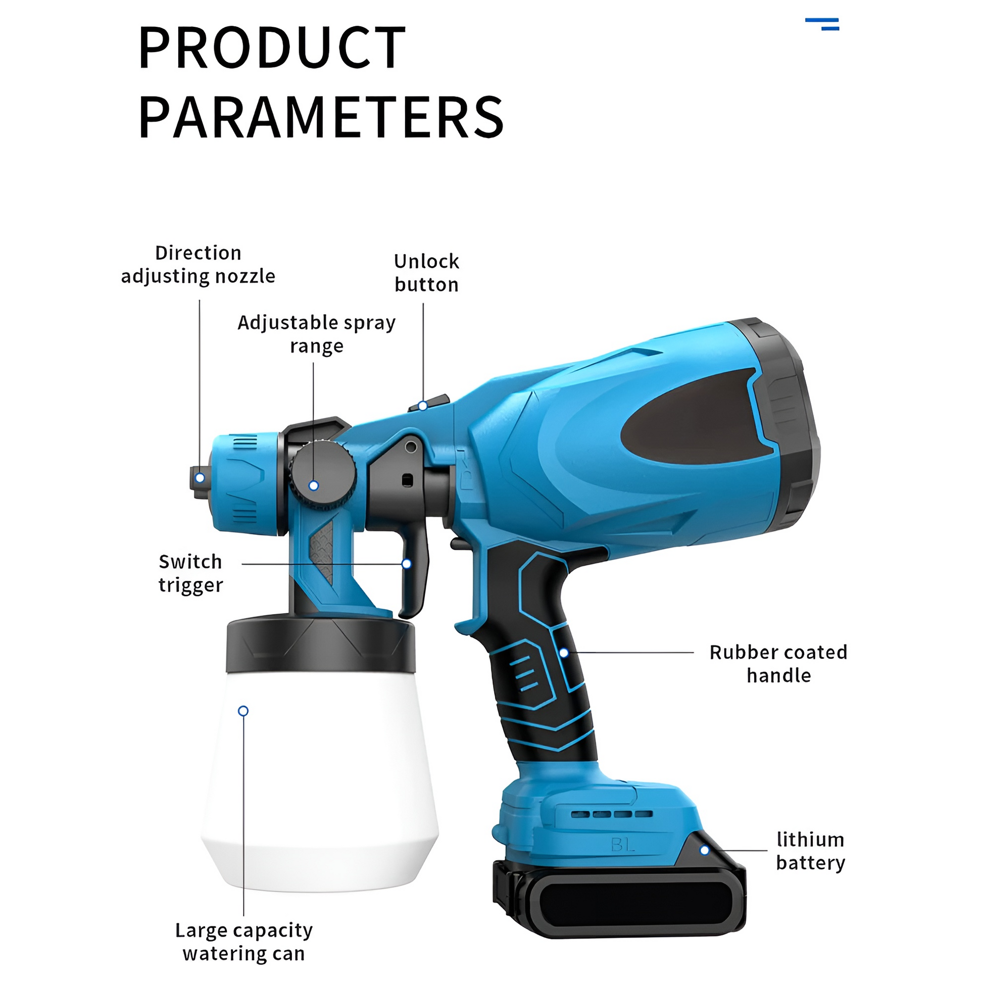 Mr.Tools™ High-Pressure Paint Sprayer - Mr.Tools